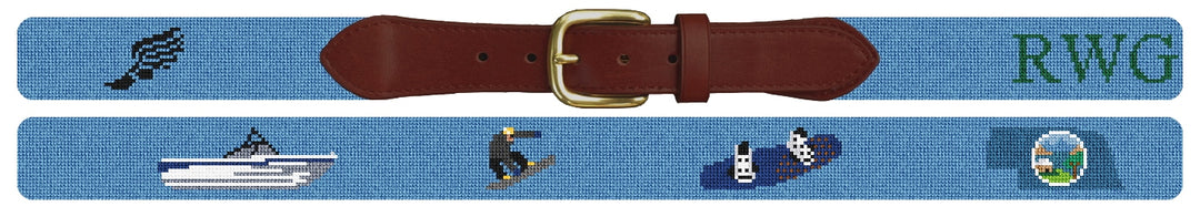 Custom Needlepoint Belt
