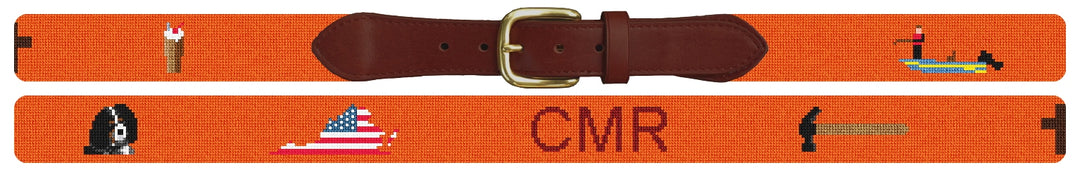 Custom Needlepoint Belt