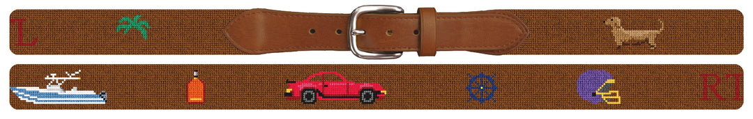 Custom Needlepoint Belt