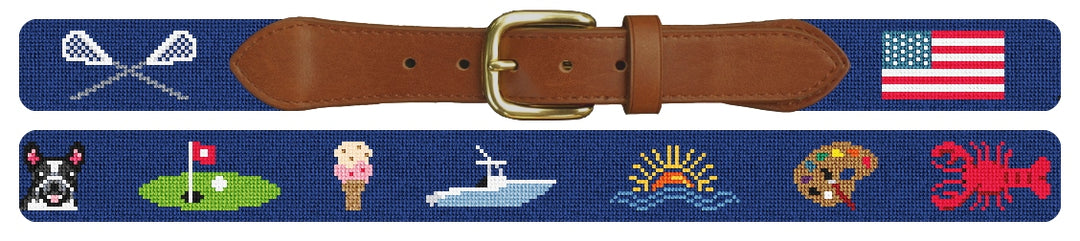 Custom Needlepoint Belt