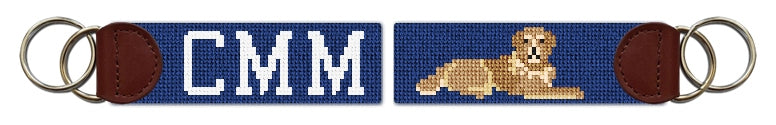 Custom Needlepoint Key Fob