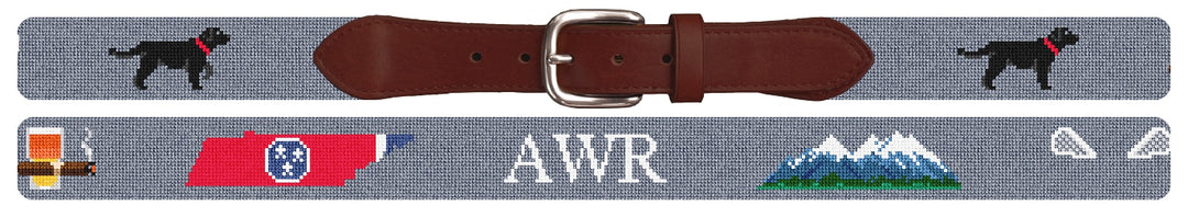 Custom Needlepoint Belt