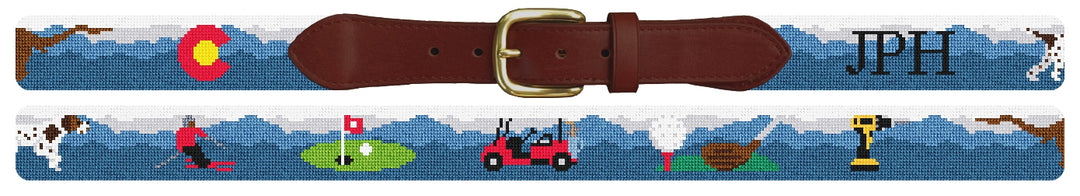 Custom Needlepoint Belt