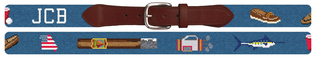 Custom Needlepoint Belt