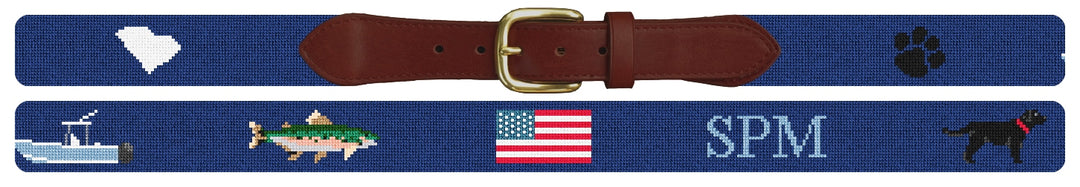 Custom Needlepoint Belt