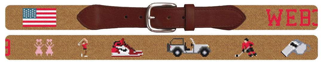Custom Needlepoint Belt