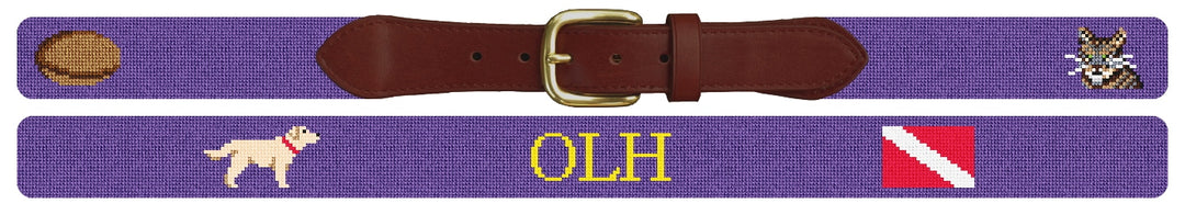 Custom Needlepoint Belt