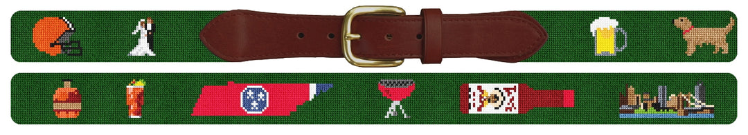 Custom Needlepoint Belt