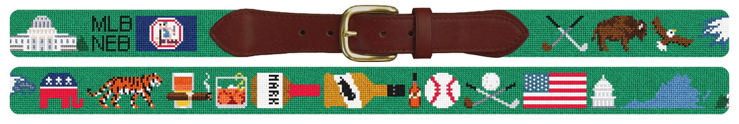 Custom Needlepoint Belt