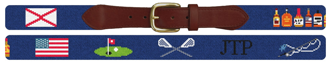 Custom Needlepoint Belt