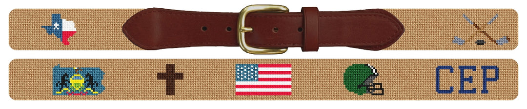 Custom Needlepoint Belt
