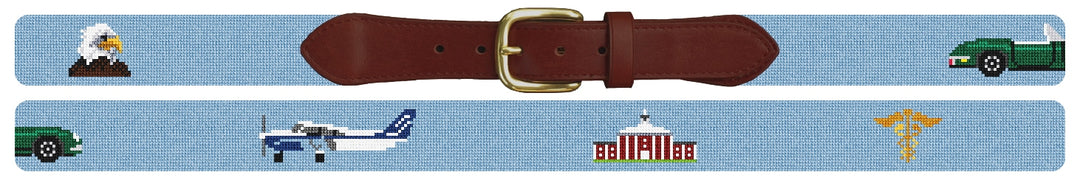 Custom Needlepoint Belt