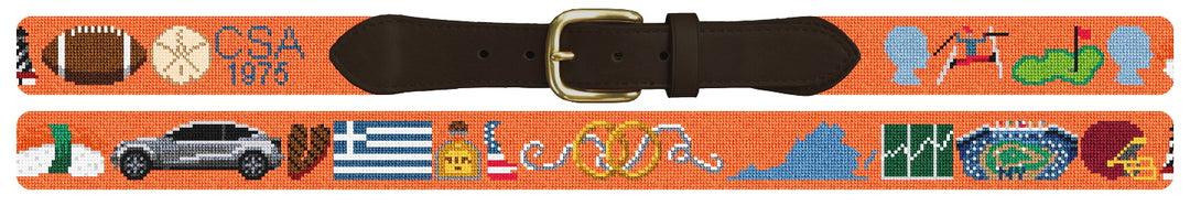 Custom Needlepoint Belt