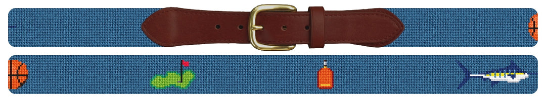 Custom Needlepoint Belt
