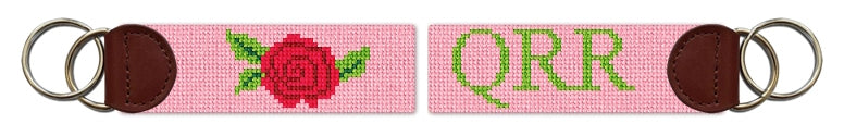 Custom Needlepoint Key Fob