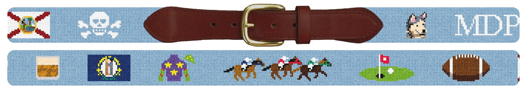 Custom Needlepoint Belt