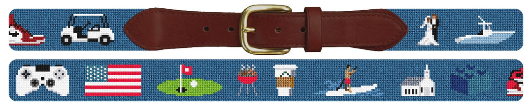 Custom Needlepoint Belt