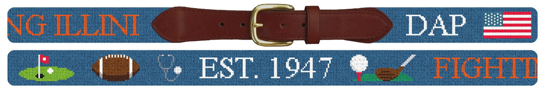 Custom Needlepoint Belt