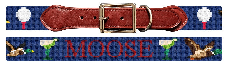 Custom Needlepoint Dog Collar