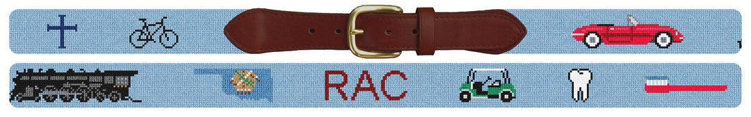 Custom Needlepoint Belt