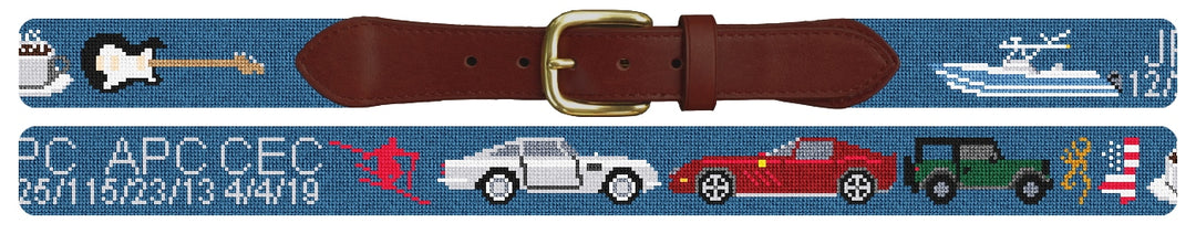 Custom Needlepoint Belt