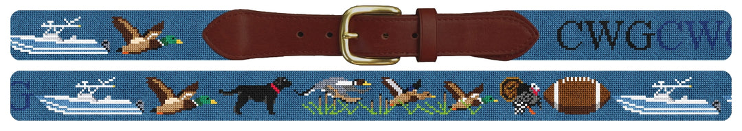 Custom Needlepoint Belt