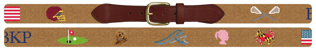 Custom Needlepoint Belt