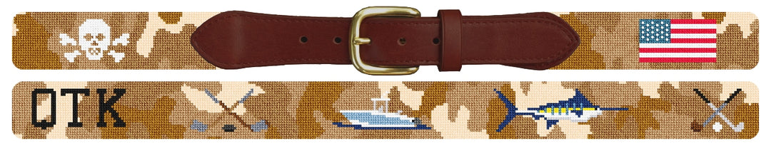 Custom Needlepoint Belt