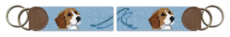 Custom Needlepoint Key Fob