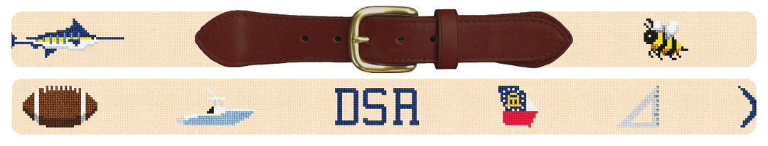 Custom Needlepoint Belt