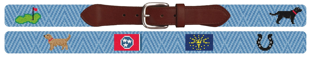 Custom Needlepoint Belt