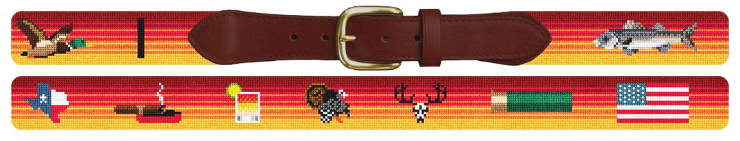 Custom Needlepoint Belt