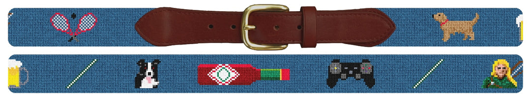 Custom Needlepoint Belt