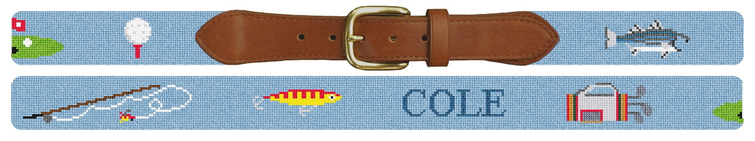 Custom Needlepoint Belt