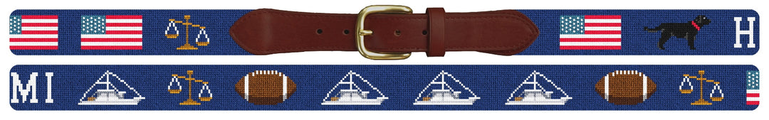 Custom Needlepoint Belt