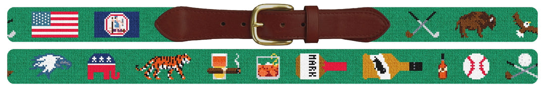 Custom Needlepoint Belt
