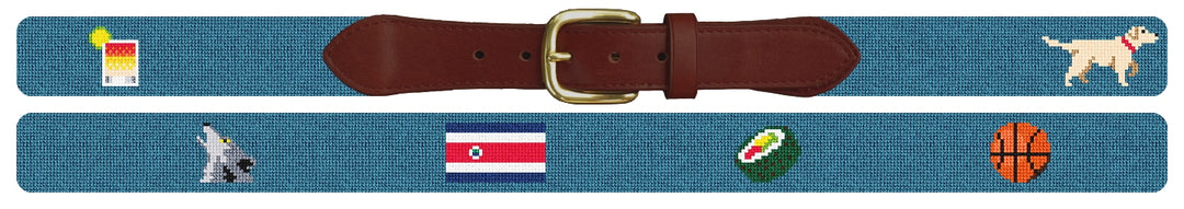 Custom Needlepoint Belt