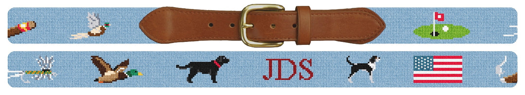 Custom Needlepoint Belt