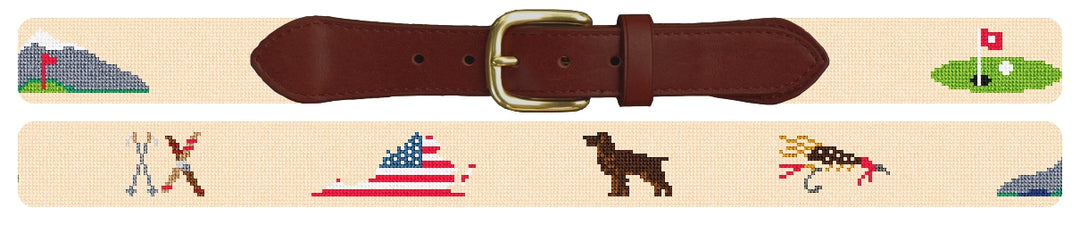 Custom Needlepoint Belt