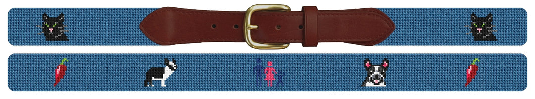 Custom Needlepoint Belt