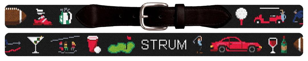 Custom Needlepoint Belt