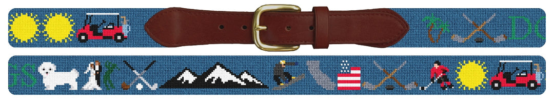 Custom Needlepoint Belt