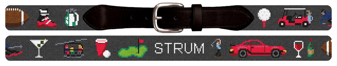Custom Needlepoint Belt