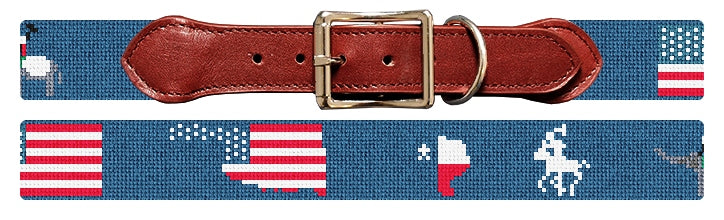 Custom Needlepoint Dog Collar