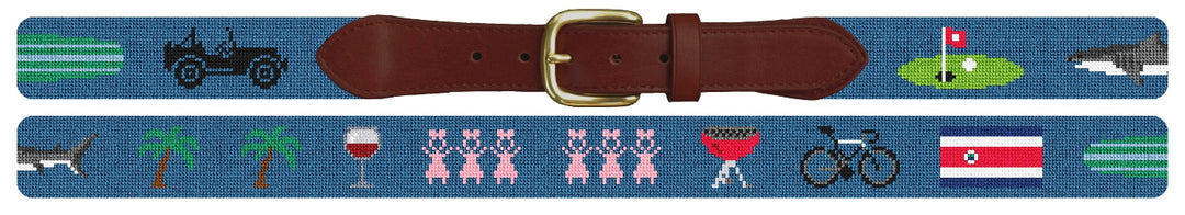 Custom Needlepoint Belt