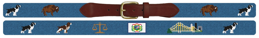 Custom Needlepoint Belt