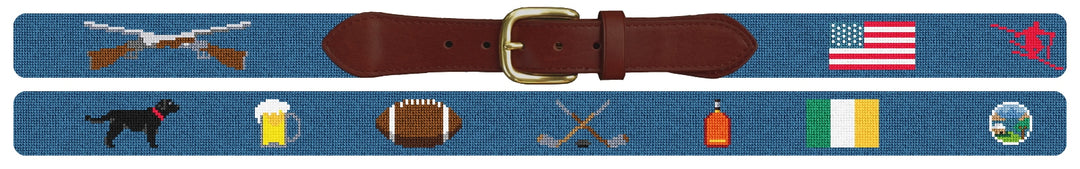 Custom Needlepoint Belt