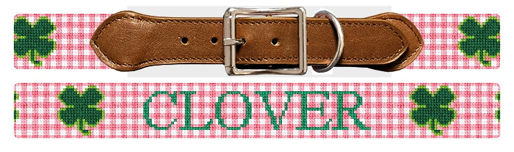 Custom Needlepoint Dog Collar