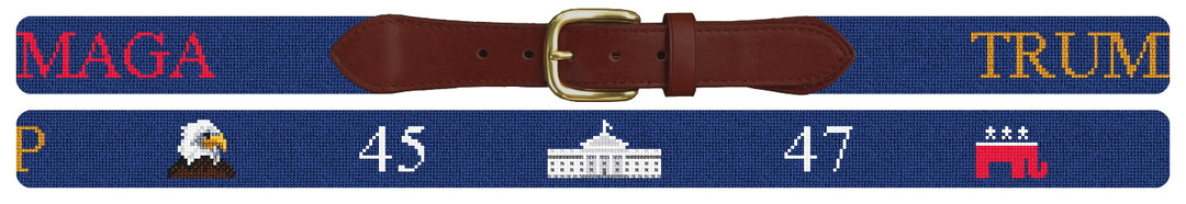 Custom Needlepoint Belt