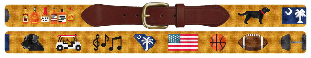 Custom Needlepoint Belt
